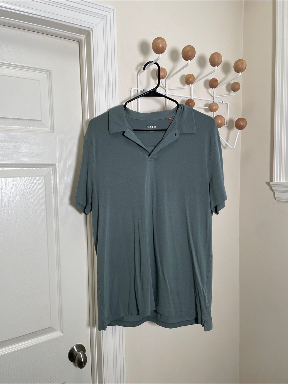 Du/er - Classic Short Sleeve Polo Shirt - Green - M